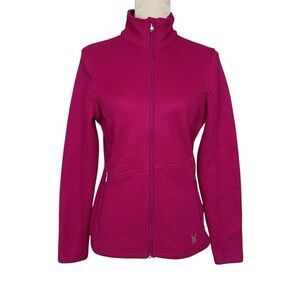 Spyder Endure Midweight Core Seater Jacket Women’s Size M Full Zip Pink Cozy